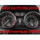 S7.20 Audi A3, TT, R8 new 2010+ dashboard programming and repair by OBDII